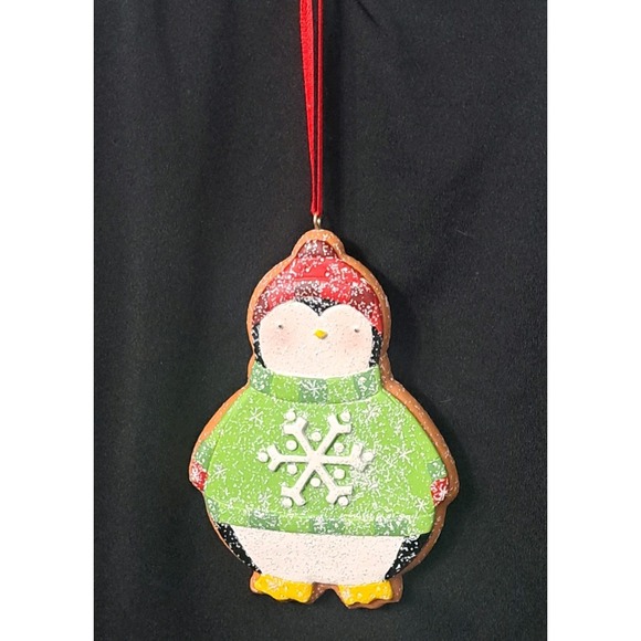 Fun & Frolic Penguin Cookie Ornament 2008 DEMDACO Christmas Holiday Decor - NEW - Picture 5 of 6